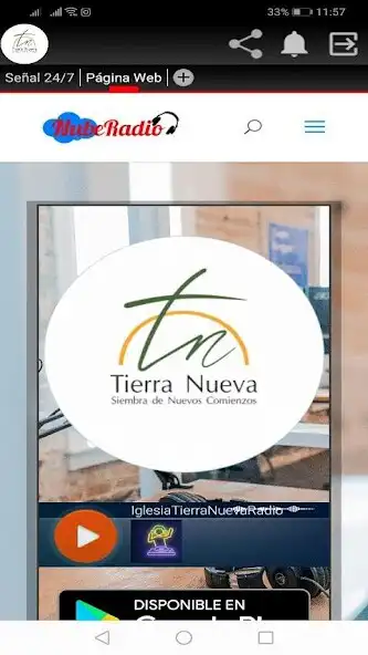 Play IglesiaTierraNuevaRadio as an online game IglesiaTierraNuevaRadio with UptoPlay
