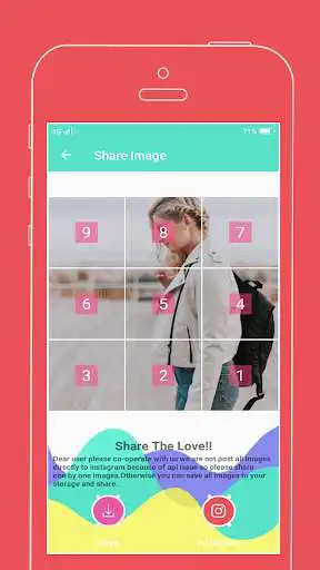 Play IGram : Grid Maker For IG as an online game IGram : Grid Maker For IG with UptoPlay