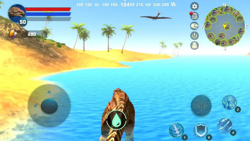Play Iguanodon Simulator as an online game Iguanodon Simulator with UptoPlay
