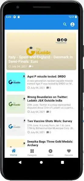 Play iGuide - Brief event/news upda as an online game iGuide - Brief event/news upda with UptoPlay