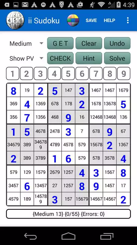 Play ii Sudoku by Color 365