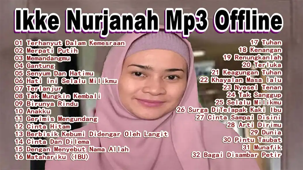 Play Ike Nurjanah Mp3 Offline  and enjoy Ike Nurjanah Mp3 Offline with UptoPlay