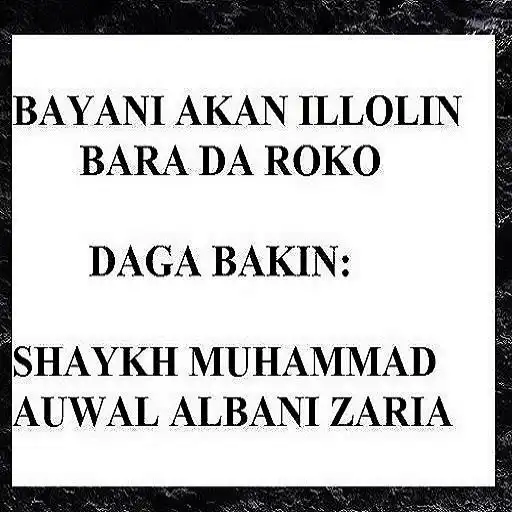 Play illolin bara da roko mp3 Albani Zaria APK Play illolin bara da roko mp3 Albani Zaria APK