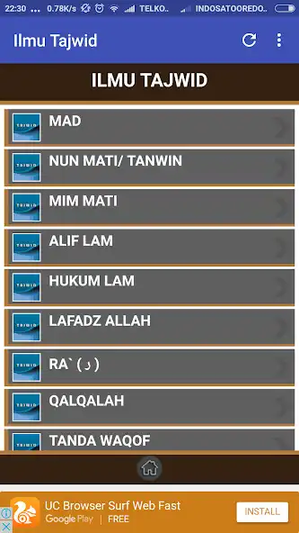 Play ilmu tajwid lengkap