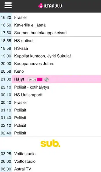 Play Iltapulu.fi TV-opas as an online game online Iltapulu.fi TV-opas with UptoPlay Play Iltapulu.fi TV-opas as an online game Iltapulu.fi TV-opas with UptoPlay