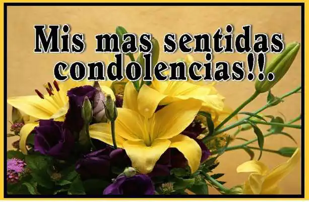 Play imagenes de condolencias