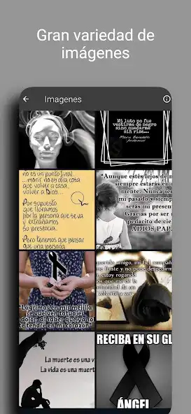 Play Imagenes de luto, frases  and enjoy Imagenes de luto, frases with UptoPlay