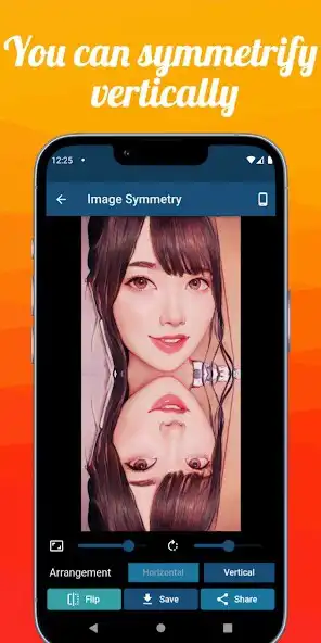 Play Image Symmetry Mirror as an online game Image Symmetry Mirror with UptoPlay