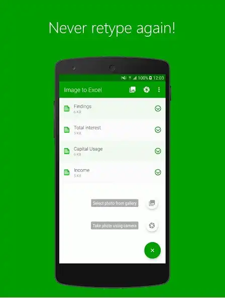 Play Image to Excel Converter - Convert Images to Excel  and enjoy Image to Excel Converter - Convert Images to Excel with UptoPlay