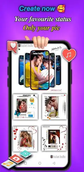 Play imAst India video status maker  and enjoy imAst India video status maker with UptoPlay