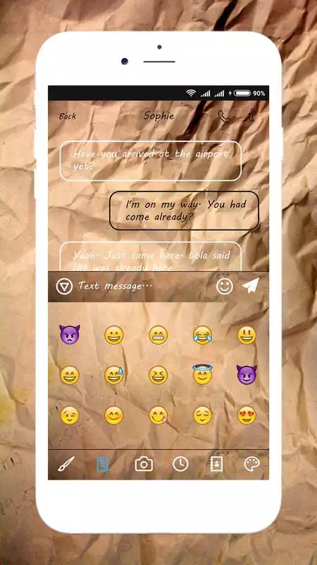 Play iMessenger style Writing Paper