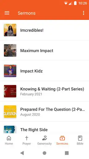 Play Impact Church App as an online game Impact Church App with UptoPlay