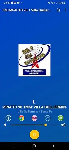 Play Impacto fm 98.1 as an online game Impacto fm 98.1 with UptoPlay