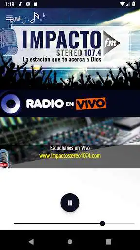 Play Impacto Stereo 107.4 as an online game Impacto Stereo 107.4 with UptoPlay