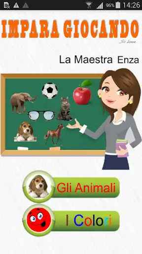 Play Impara Giocando con la maestra Enza as an online game Impara Giocando con la maestra Enza with UptoPlay