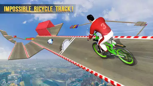 Play Impossible Bicycle Stunt - Mega Ramp BMX Bicycle as an online game Impossible Bicycle Stunt - Mega Ramp BMX Bicycle with UptoPlay