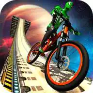 Free play online Impossible BMX Bicycle Superhero: Sky Tracks Rider APK Free play online Impossible BMX Bicycle Superhero: Sky Tracks Rider APK