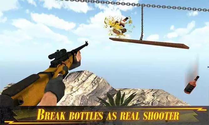 Play Impossible Bottle Shoot with Gun