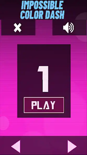 Play Impossible Color Dash as an online game Impossible Color Dash with UptoPlay