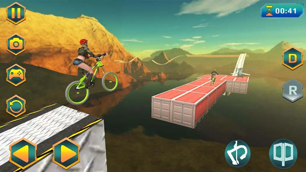 Play Impossible Crazy Bicycle Stunt as an online game Impossible Crazy Bicycle Stunt with UptoPlay