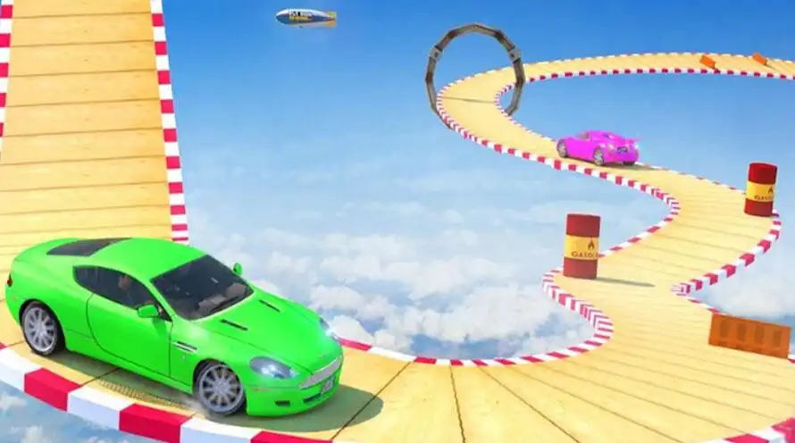 Play IMPOSSIBLE DRIVING:Crazy Stunt as an online game IMPOSSIBLE DRIVING:Crazy Stunt with UptoPlay
