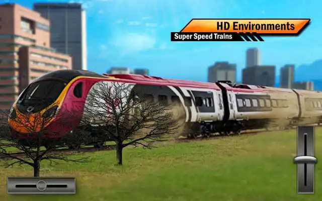 Play Impossible fast speed bullet train simulator 2018