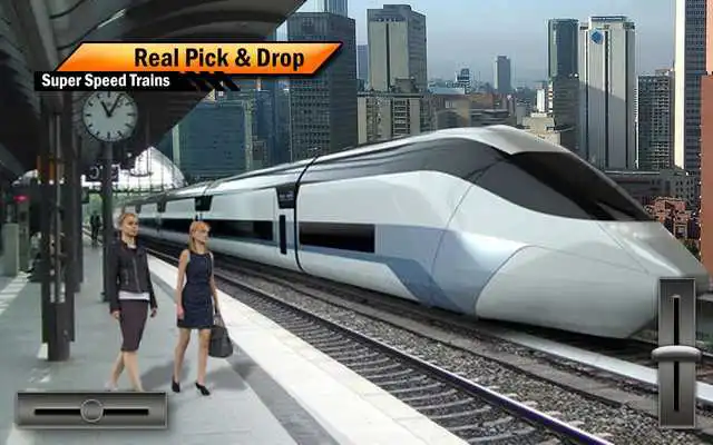 Play Impossible fast speed bullet train simulator 2018