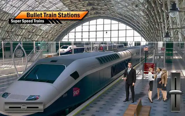 Play Impossible fast speed bullet train simulator 2018