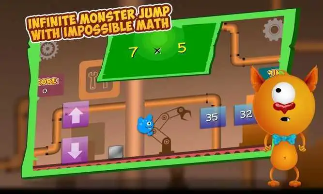 Play Impossible Math Vs Monster Run