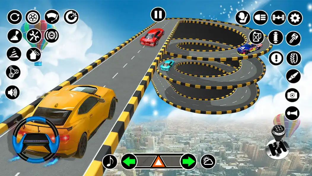 Play Impossible Mega Car Ramp 3d  and enjoy Impossible Mega Car Ramp 3d with UptoPlay