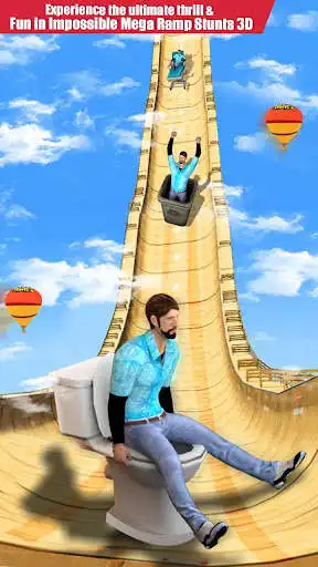 Play Impossible Mega Ramp Stunts 3D  and enjoy Impossible Mega Ramp Stunts 3D with UptoPlay