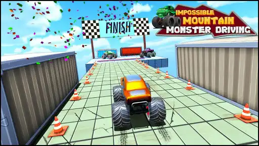 Play Impossible Mountain Monster Driving: Crazy Stunts as an online game Impossible Mountain Monster Driving: Crazy Stunts with UptoPlay