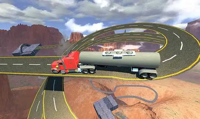 Play Impossible Oil Truck Simulator Tracks Driving Pro