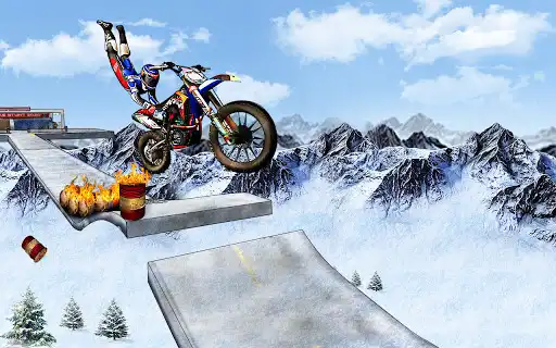 Play Impossible Ramp Bike Stunt Tricks Racing 3D  and enjoy Impossible Ramp Bike Stunt Tricks Racing 3D with UptoPlay