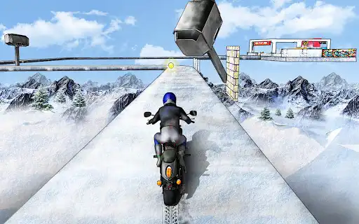 Play Impossible Ramp Bike Stunt Tricks Racing 3D as an online game Impossible Ramp Bike Stunt Tricks Racing 3D with UptoPlay