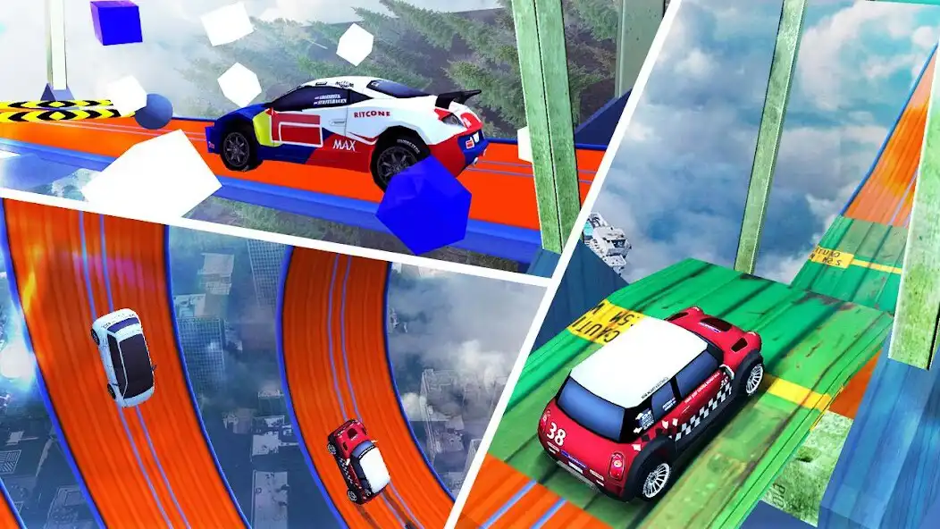 Play Impossible Tracks: Car Stunt simulator as an online game Impossible Tracks: Car Stunt simulator with UptoPlay