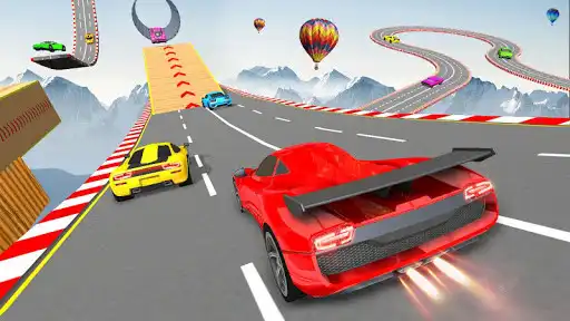 Play Impossible Tricky Sky stunt racing Mega Ramp Game as an online game Impossible Tricky Sky stunt racing Mega Ramp Game with UptoPlay