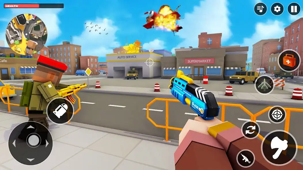 Play Imposter Shooter Battle Royale as an online game Imposter Shooter Battle Royale with UptoPlay