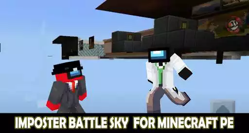 Play Imposter Sky Battles for MCPE as an online game Imposter Sky Battles for MCPE with UptoPlay