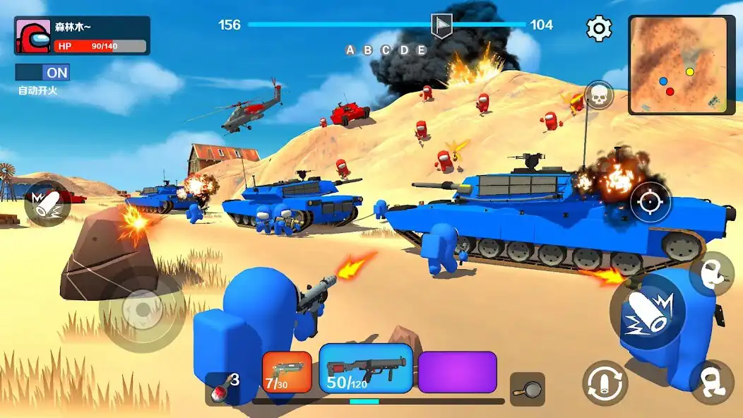 Play Imposter Squad battle war game as an online game Imposter Squad battle war game with UptoPlay