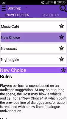 Play Improv tools