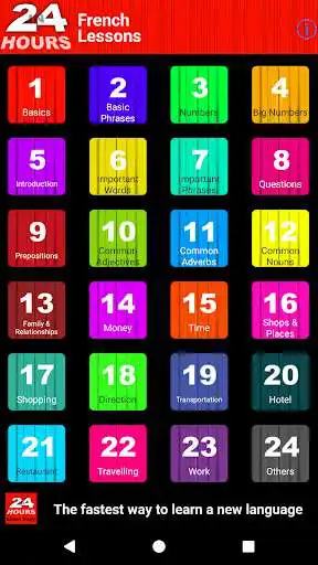 Play In 24 Hours Learn French  and enjoy In 24 Hours Learn French with UptoPlay