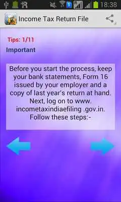 Play Income Tax Return File