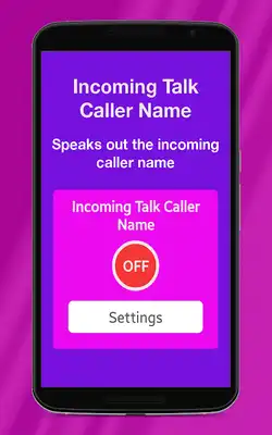 Play Incoming Caller Name Talker