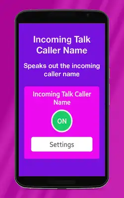Play Incoming Caller Name Talker