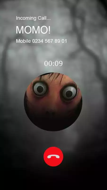 Play Incoming Call from Scary MOMO