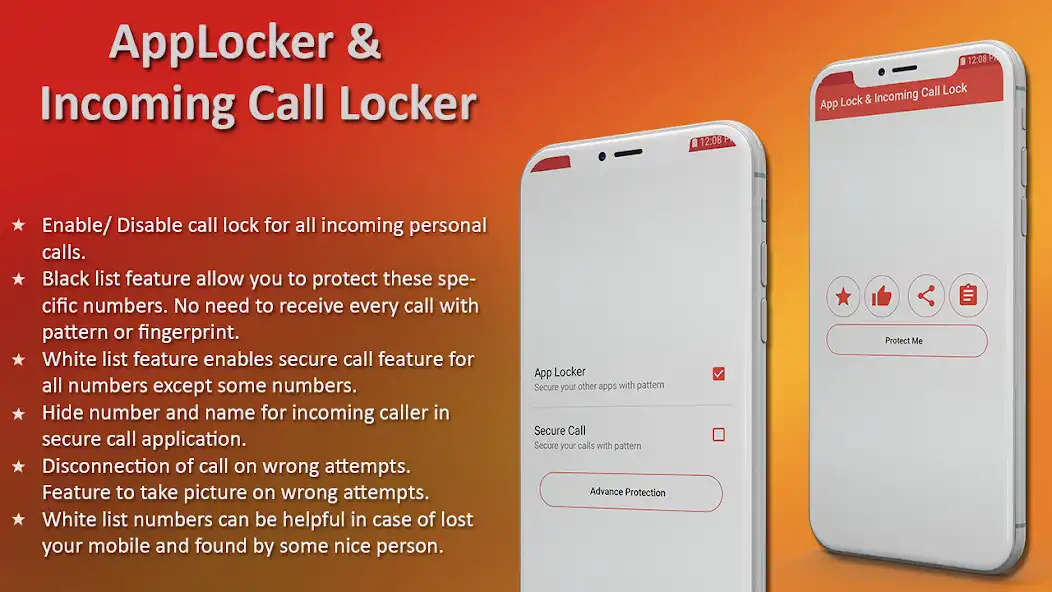 Play Incoming Call Lock  App Lock  and enjoy Incoming Call Lock  App Lock with UptoPlay
