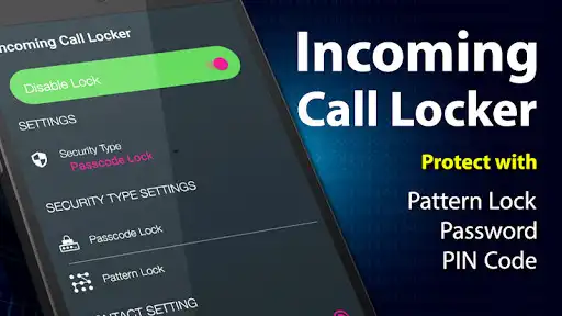 Play Incoming Call Pin Locker