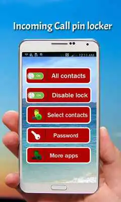 Play Incoming Call Pin Locker