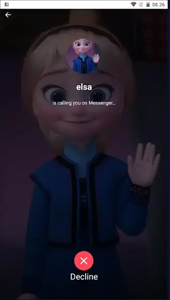 Play Incoming prank call elsa as an online game Incoming prank call elsa with UptoPlay